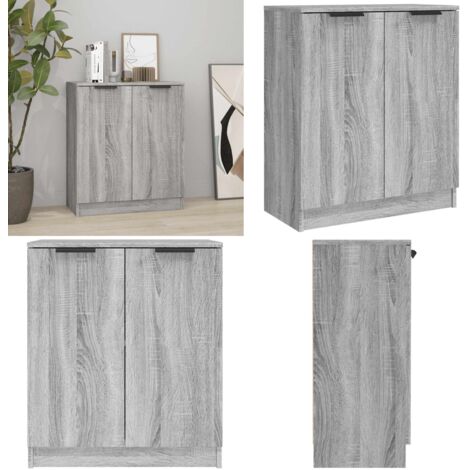 Credenza Grigio Sonoma 60x30x70 cm in Legno tecnico - Credenza grigio sonoma - Credenza moderna