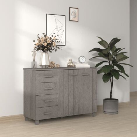 Credenza mobile per vinili con 1 cassetto e 4 nicchie blu scuro