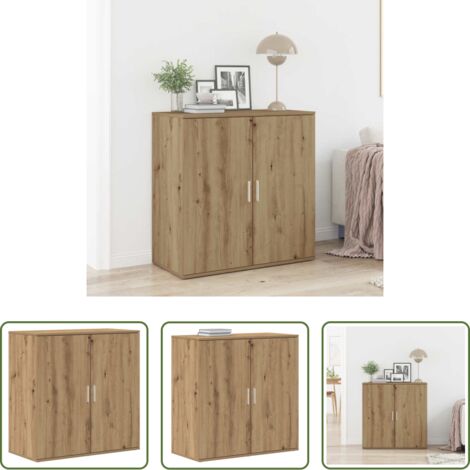 Credenza in legno artigianale -  Credenza Rovere artigianale 79 x 38 x 80 cm Legno multistrato