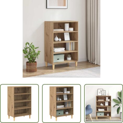 Credenza in legno -  Credenza Rovere artigianale 57 x 35 x 89.5 cm Legno multistrato