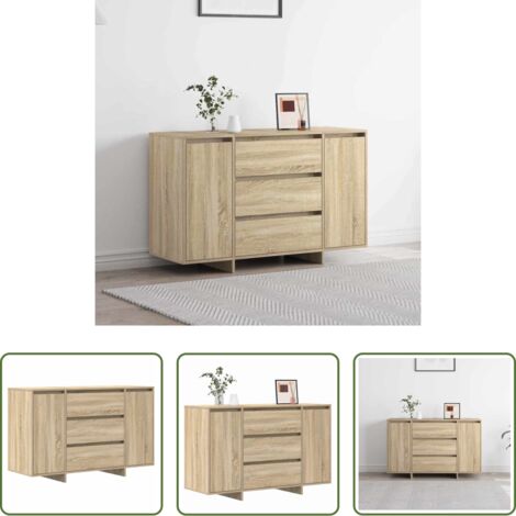 Credenza in legno -  Credenza Rovere Sonoma 120 x 41 x 75 cm Legno multistrato