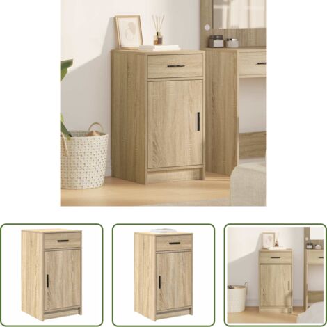Credenza in legno -  Credenza Rovere Sonoma 40 x 40.5 x 75 cm Legno multistrato
