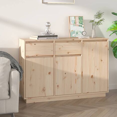 Credenza madia cassettiera design 2 ante 3 cassetti scorrevoli Ping Side M  Ardesia