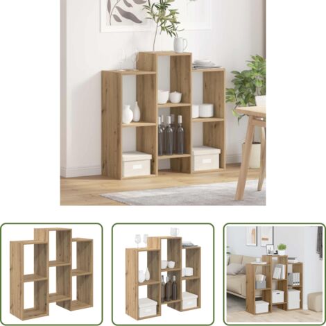 Credenza in legno ingegnerizzato -  Credenza Rovere artigianale 90 x 30 x 90 cm
