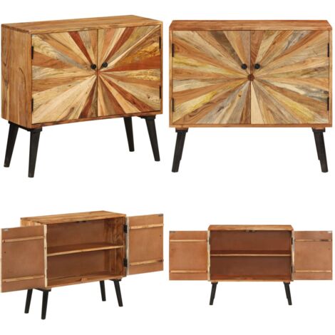 Credenza in Legno Massello di Mango 85x30x75 cm - Credenza mango - Credenza in legno massello