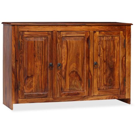 Credenza in Legno Massello di Sheesham 115x35x75 cm vidaXL - Marrone