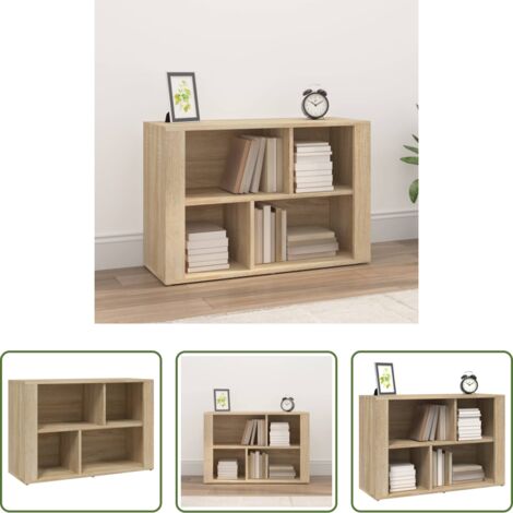 Credenza in legno multistrato -  Credenza Rovere Sonoma 80x30x54 cm in Legno Multistrato
