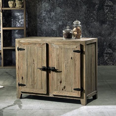 Credenza in Pino Vecchio 2 Ante 3 Ripiani Guarnieri Erica