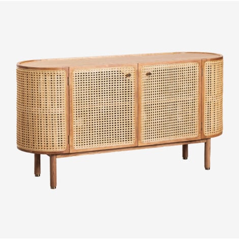 Credenza in Rattan e Legno Edwina SKLUM            