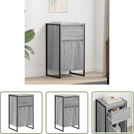 Credenza industriale -  Credenza Grigio Sonoma 43 x 36 x 75,5 cm Legno multistrato