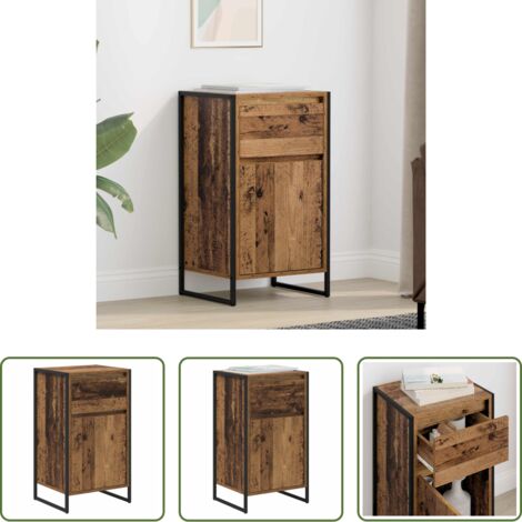 Credenza industriale -  Credenza Legno vecchio 43 x 36 x 75,5 cm Legno multistrato