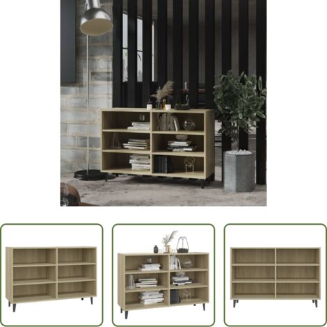 Credenza industriale -  Credenza Rovere Sonoma 103,5x35x70 cm in Legno Multistrato