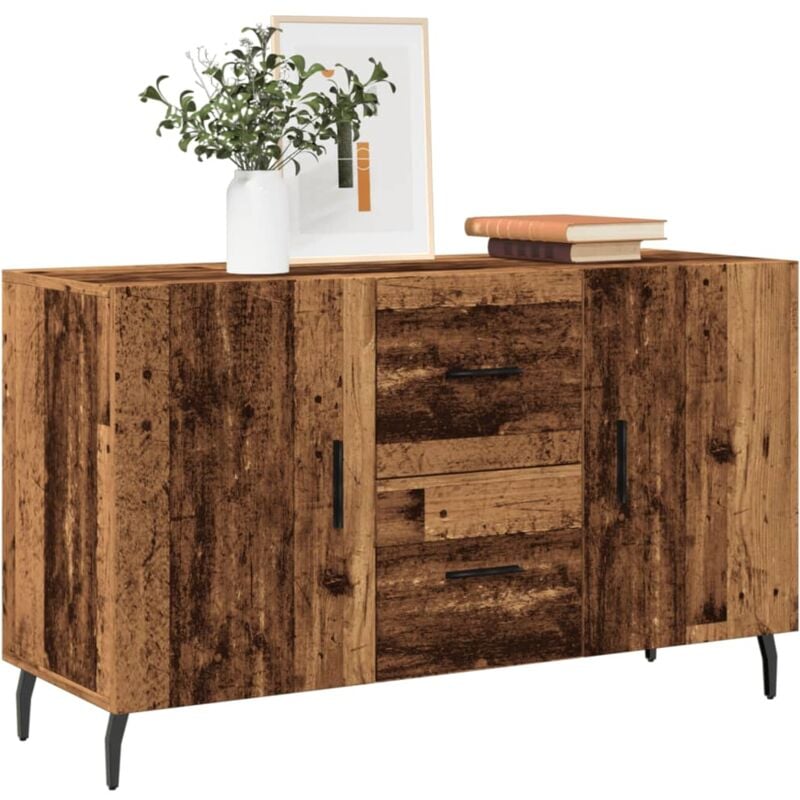 Credenza Legno Antico 100x36x60 cm in Legno Multistrato