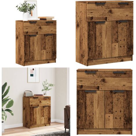 Credenza Legno Antico 60x30x70 cm in Truciolato - Credenza antica - Credenza salone
