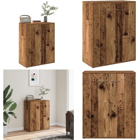 Credenza Legno Antico 60x30x75 cm in Legno Multistrato - Credenza antica - Credenza multistrato