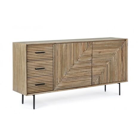 Credenza Legno Marrone Industriale da Interno - ISABELLA