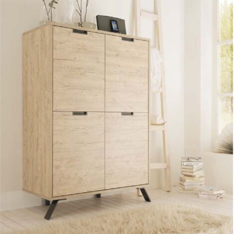 Credenza linea Palma 4 ante in finitura Oak
