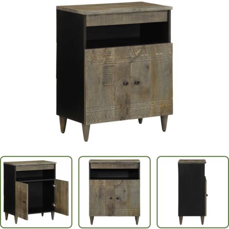 Credenza mango -  Credenza 60x33x75 cm in Legno Massello di Mango