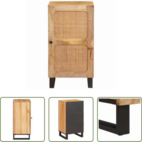 Credenza marrone -  Credenza Marrone 40 x 33 x 75 cm Legno di mango massello