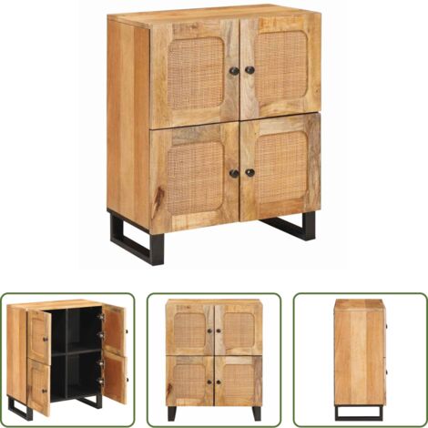 Credenza marrone -  Credenza Marrone 60 x 33 x 75 cm Legno di mango massello