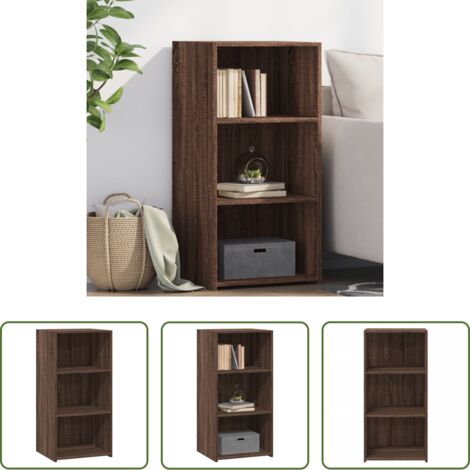 Credenza marrone -  Credenza Rovere Marrone 45x41x93 cm in Legno Multistrato