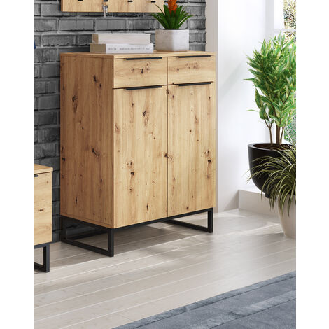 CREDENZA MOD. TOP CM 78X38 H. 100 ROVERE ARTISAN