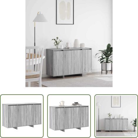 Credenza moderna -  Credenza Grigio sonoma 120 x 41 x 75 cm Legno multistrato