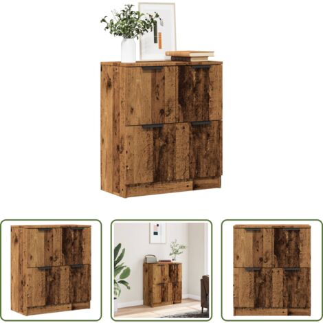 Credenza moderna -  Credenza Legno Antico 60x30x70 cm in Truciolato