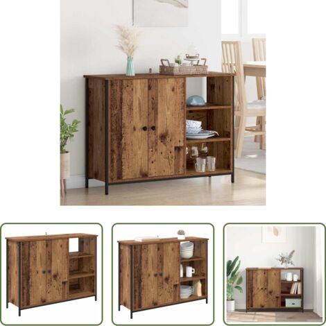 Credenza moderna -  Credenza Legno vecchio 100 x 33 x 75 cm Legno multistrato