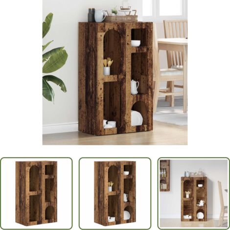 Credenza moderna -  Credenza Legno vecchio 59 x 35 x 100,5 cm Legno multistrato