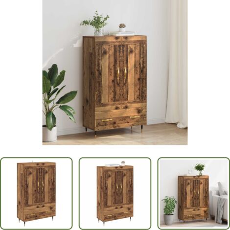 Credenza moderna -  Credenza Legno vecchio 69,5 x 31 x 115 cm Legno multistrato