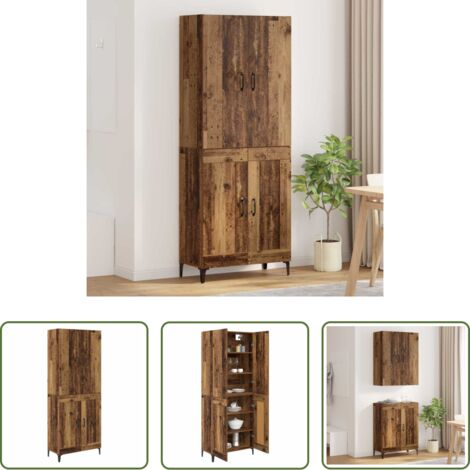 Credenza moderna -  Credenza Legno vecchio 69,5 x 34 x 180 cm Legno multistrato