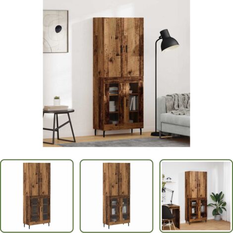 Credenza moderna -  Credenza Legno vecchio 69,5 x 34 x 180 cm Legno multistrato