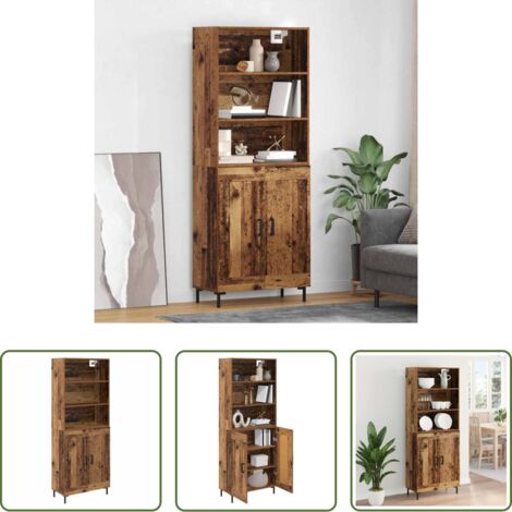 Credenza moderna -  Credenza Legno vecchio 69,5 x 34 x 180 cm Legno multistrato