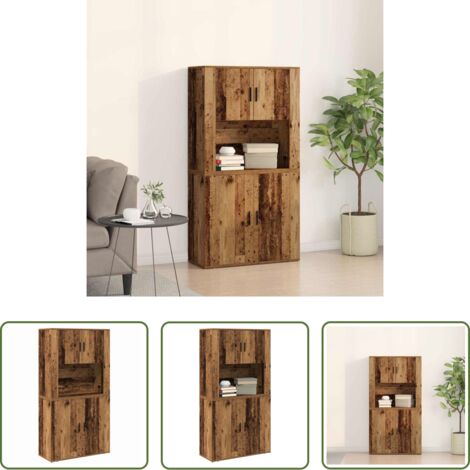 Credenza moderna -  Credenza Legno vecchio 80 x 33 x 150 cm Legno multistrato