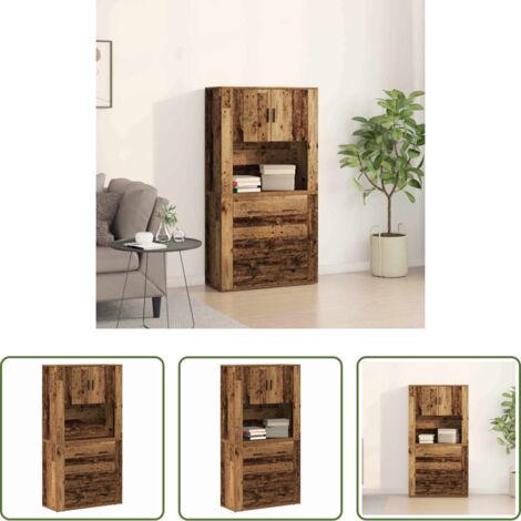 Credenza moderna -  Credenza Legno vecchio 80 x 33 x 150 cm Legno multistrato