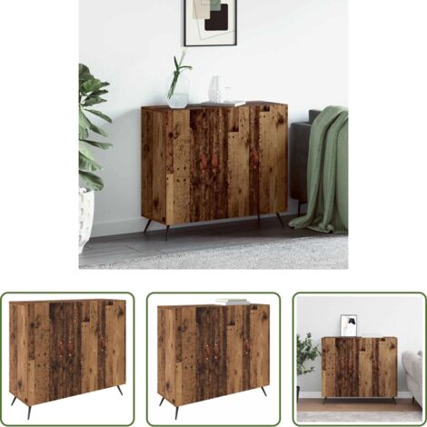 Credenza moderna -  Credenza Legno vecchio 89,5 x 34 x 80 cm Legno multistrato