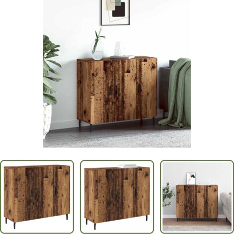 Credenza moderna -  Credenza Legno vecchio 90 x 34 x 80 cm Legno multistrato