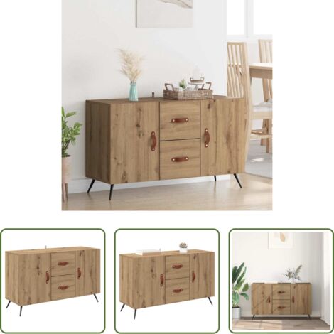 Credenza moderna -  Credenza Rovere artigianale 100 x 36 x 60 cm Legno multistrato