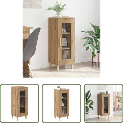 Credenza moderna -  Credenza Rovere artigianale 34.5 x 32.5 x 90 cm