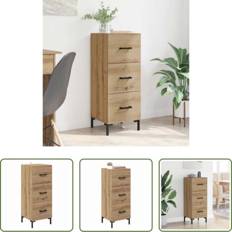 Credenza moderna -  Credenza Rovere artigianale 34,5 x 34 x 90 cm Legno multistrato