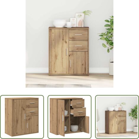 Credenza moderna -  Credenza Rovere artigianale 60 x 31 x 70 cm Legno multistrato