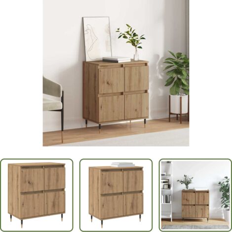 Credenza moderna -  Credenza Rovere artigianale 60 x 35 x 70 cm