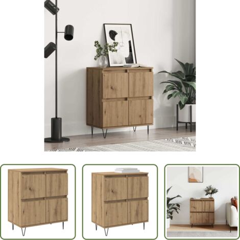 Credenza moderna -  Credenza Rovere artigianale 60 x 35 x 70 cm