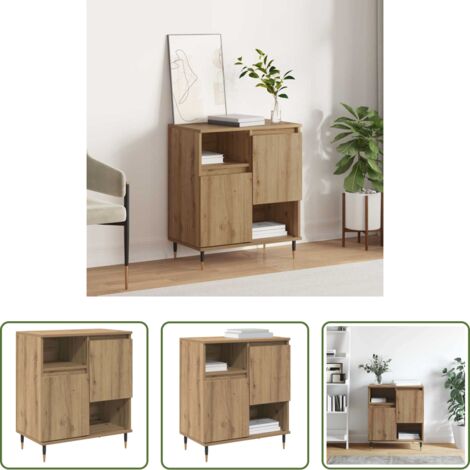 Credenza moderna -  Credenza Rovere artigianale 60 x 35 x 70 cm