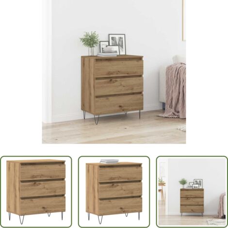 Credenza moderna -  Credenza Rovere artigianale 60 x 35 x 70 cm Legno multistrato