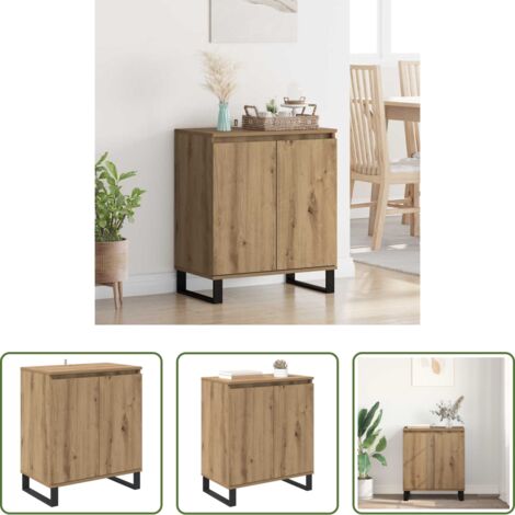 Credenza moderna -  Credenza Rovere artigianale 60 x 35 x 70 cm Legno multistrato
