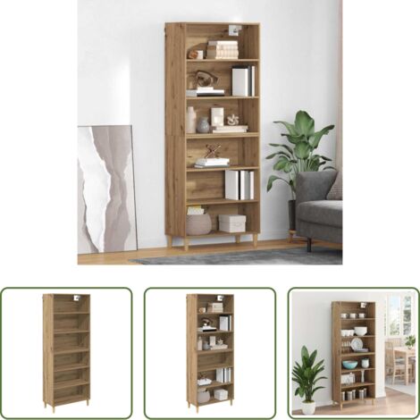 Credenza moderna -  Credenza Rovere artigianale 69,5 x 32,5 x 180 cm