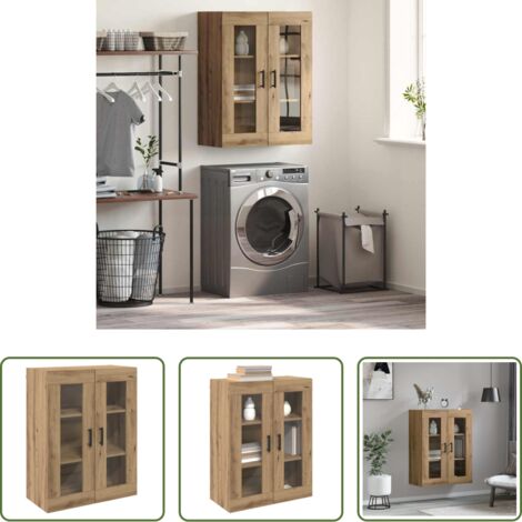 Credenza moderna -  Credenza Rovere artigianale 69,5 x 34 x 90 cm Legno multistrato