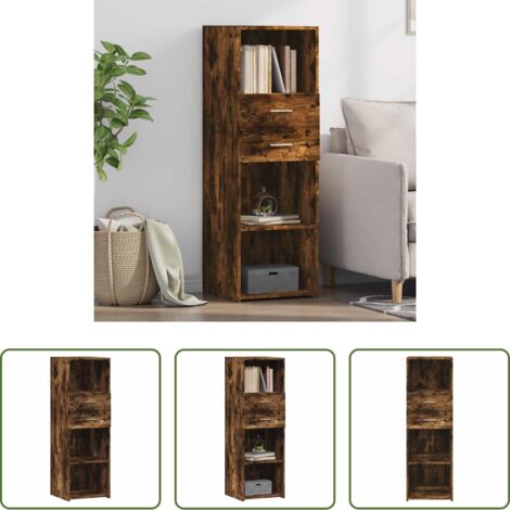 Credenza moderna -  Credenza Rovere Sonoma 40x42,5x124 cm in Legno Multistrato